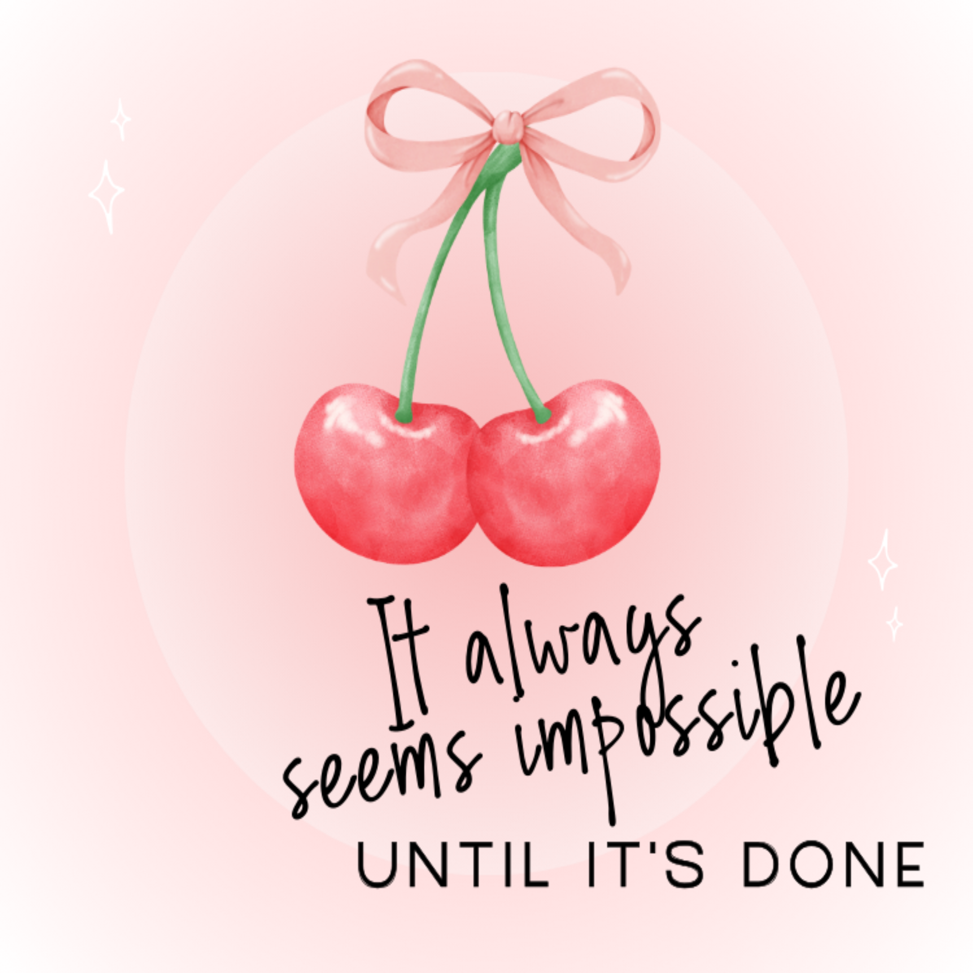it always seems impossible until its done
