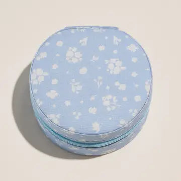 Blue Floral Jewelry Box