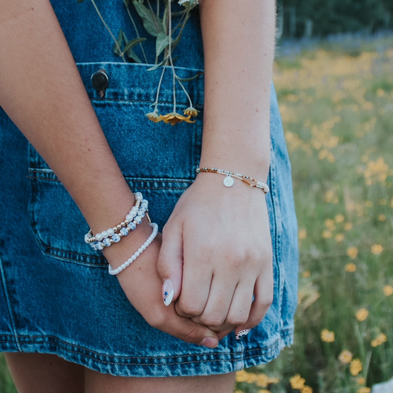 Dolly Bracelet - Beige Set