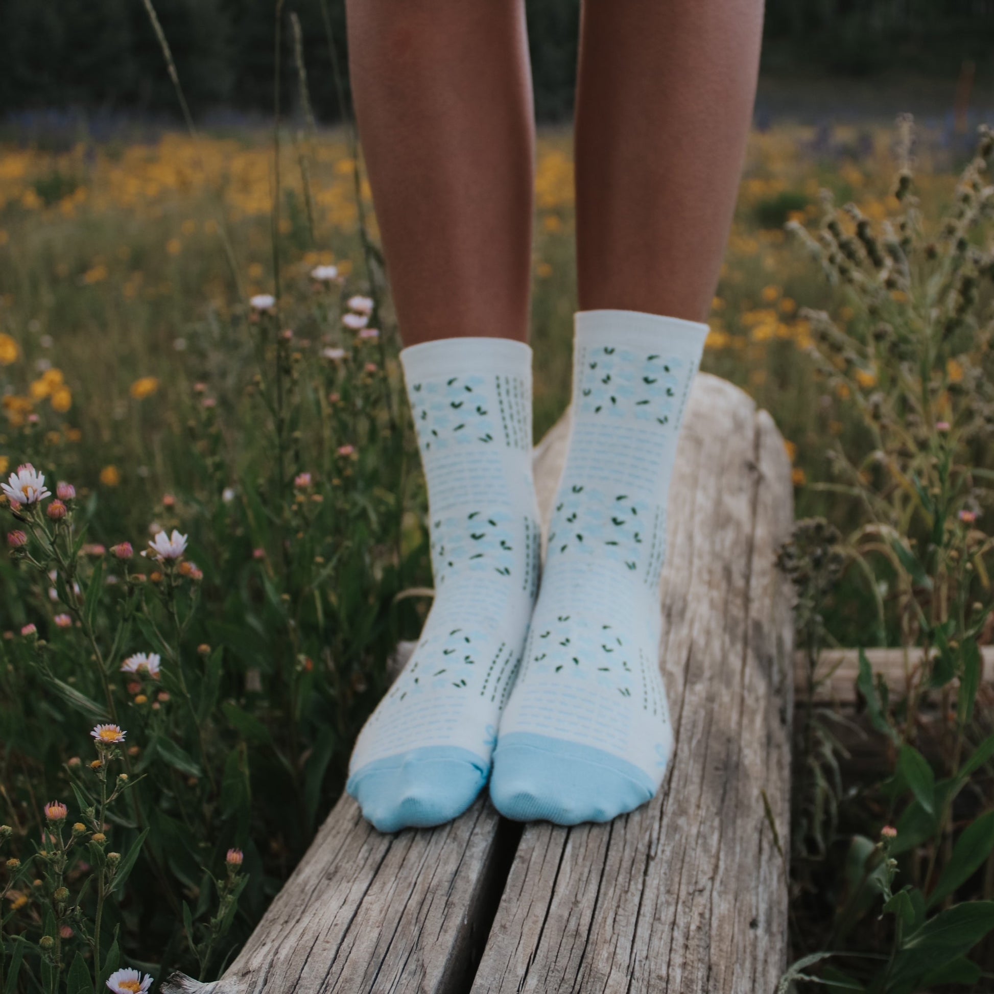 Remi Ribbon & Floral - Blue