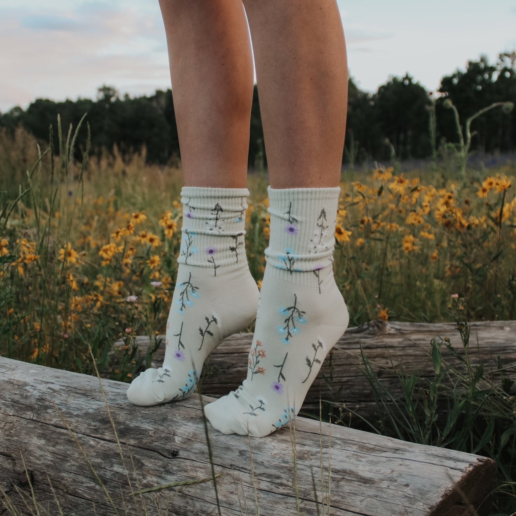 Garden Socks - Sage