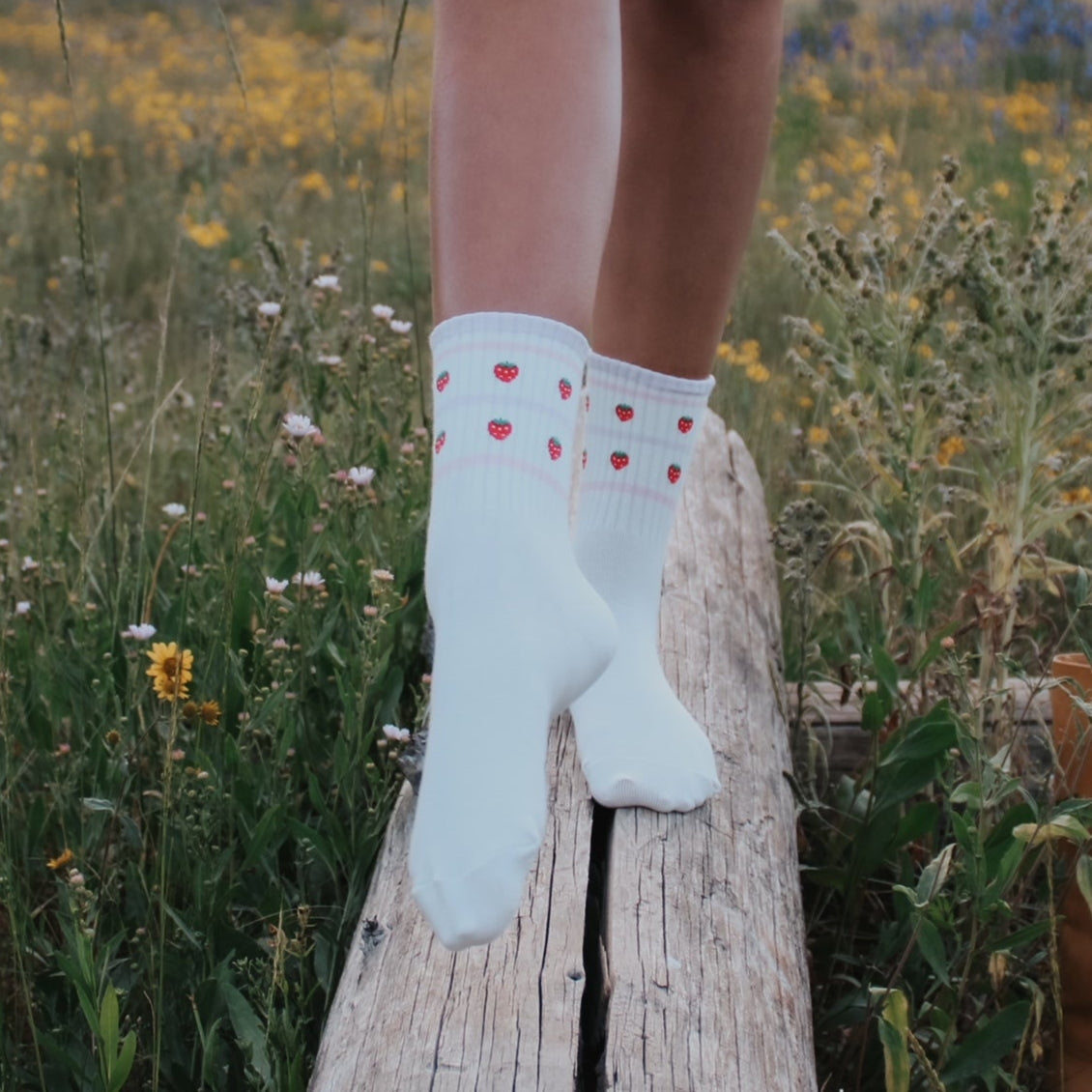 Juicy Fruit - Strawberry Socks